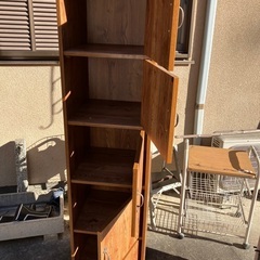 （御礼終了）🙇🏻‍♀️扉付きで便利な５段収納棚‼️お譲りします‼️の画像