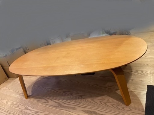 【値下げしました】無印良品　楕円　こたつ　フラットヒーター　ＭＪ‐ＫＤＦ１３４０Ｂ／Ｎ