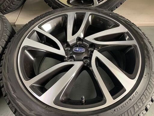 売約済　スバル純正　レヴォーグ　225/45R18　ブリザック　安心の調整済み　ブリヂストン　18×7.5J　5H114.3　＋55　岩手県