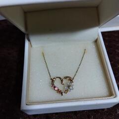 Samantha Tiara マルチストーンネックレス　10金の画像