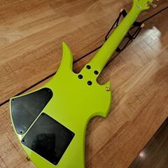Burny  グリーンハートJr アンプ内蔵ギター hide　エレキギター　ヒデの画像