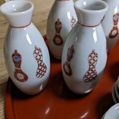 九谷焼　徳利、おちょこセットの画像