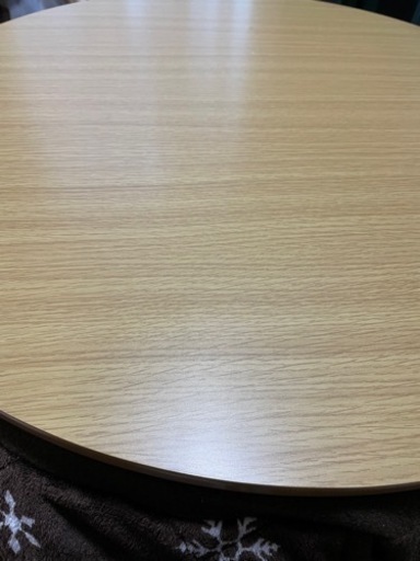 【値下げしました】丸型家具調こたつ