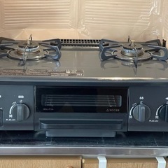 ガステーブル 2口 LPガス パロマ 使用頻度低 値下げ