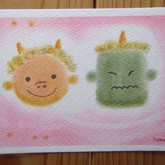 Atelierゆるりと色のこなのパステル画ワークショップ in ウェルカフェの画像