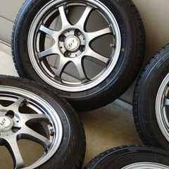 グッドイヤー スタッドレス 175/65R15 ／ LCZ 軽量アルミホイール 5.5×15 4H PCD100 ET45の画像