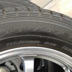グッドイヤー スタッドレス 175/65R15 ／ LCZ 軽量アルミホイール 5.5×15 4H PCD100 ET45の画像