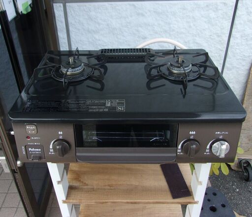 都市ガス ガステーブル パロマ 左強火力 幅59cm IC-N900B-L 2016