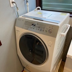 【ジャンク訳あり】ドラム式洗濯機 乾燥機能付き SHARP ES-V530-SL