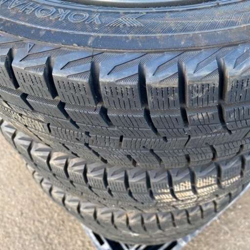 冬タイヤ アルミホイール付き　155/65R13