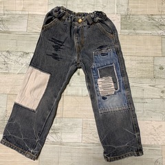 キッズ 男の子 90 95 長ズボン オーバーオールの画像