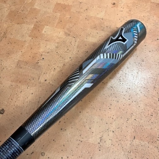 1試合使用の美品 ミズノ 軟式野球バット 軟式用 1CJFR10383 DEEPIMPACT