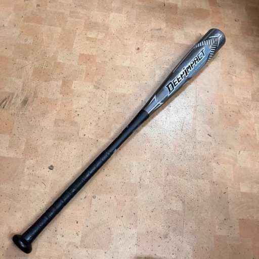 1試合使用の美品　ミズノ　軟式野球バット　軟式用 1CJFR10383 DEEPIMPACT