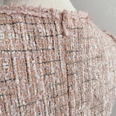 【美品】レストローズ　ツイード生地ワンピースの画像