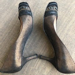 モードエジャコモ　ヒールパンプス　23cm の画像