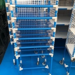 パイプ棚 青 Sサイズ
