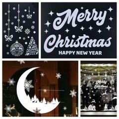 クリスマス★ウィンドウ・ステッカー デコレーション　３種類