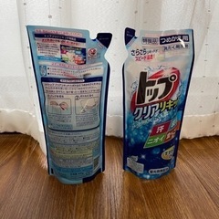 洗濯用洗剤 トップクリアリキッド×2の画像