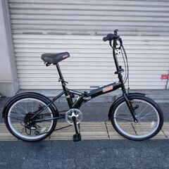 Coleman[コールマン]FOLD&CRUSE 20吋 折り畳み自転車 外装6段/ブラック