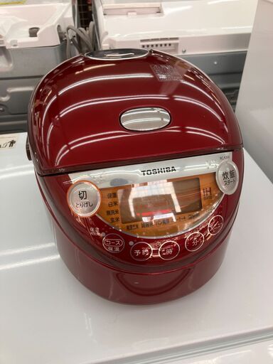TOSHIBA 東芝 3.5合 IH 炊飯器 2015年式 RC-6XH 赤 レッドカラー No.●3922 ※現金、クレジット、スマホ決済対応※