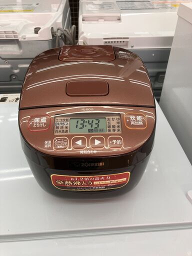 ZOJIRUSHI 象印 3合炊飯器 2019年式 NL-BC05 No.4311● ※現金、クレジット、スマホ決済対応※