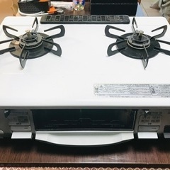 パロマ 都市ガス 2口 コンロ 美品