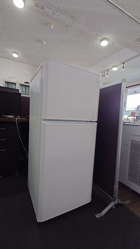 中古冷蔵庫売ります　2018年製ハイアール121L　ホワイト　取りに来てくださる方