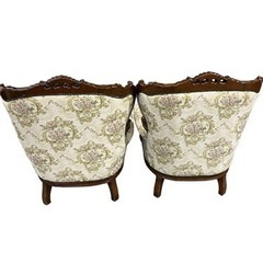 NO.37〚お値下げ中!!〛【美品】アンティーク家具 椅子二脚セット