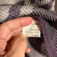 ラメ入りニットの画像