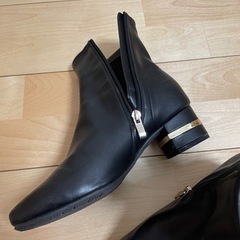 ほぼ未使用〜黒ショットブーツの画像