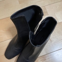 ほぼ未使用〜黒ショットブーツの画像
