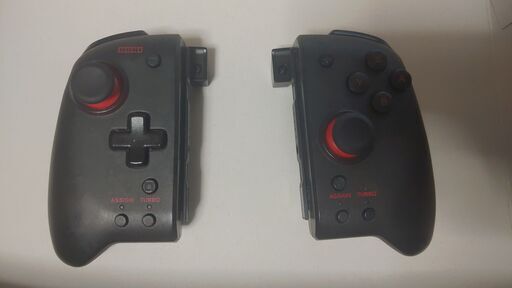 ★取引完了・中古・お買い得品★ HORI グリップコントローラー Nintendo Switch 用 クリアブラック 簡易動作確認済み　ヤフオク！でも併売中　手渡し可能な駅本文に記載