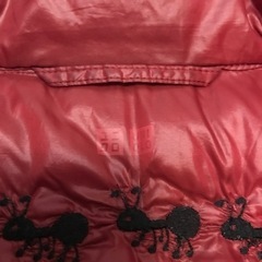 UNIQLOダウン　ありんこ刺繍　メンズMの画像