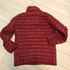 UNIQLOダウン　ありんこ刺繍　メンズMの画像