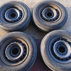 ハイエース　スチールホイール　６穴　195/80R15　2018...