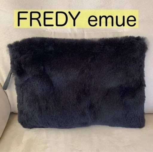FREDY emue フレディエミュ　クラッチバッグ ファーバッグ　エコファー