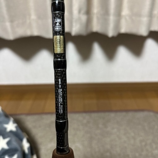 バス釣り ロッド ブラックレーベル+701HRS