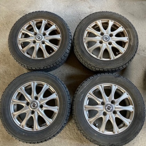 ㉜155/65R13 73Q	スタッドレスタイヤ	4	本セット	2014	年製	オートバックス(ダンロップOEM)	North Trek N2