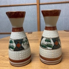 九谷焼 九谷陶和社製 一合徳利2個セット