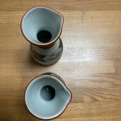 九谷焼 九谷陶和社製 一合徳利2個セットの画像