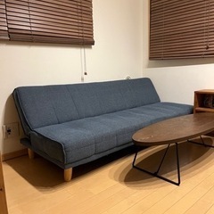 【中古です】ソファーベッド無料でお譲りしますの画像