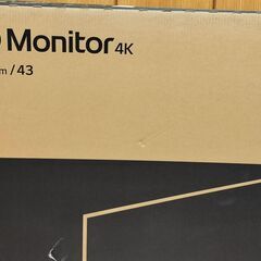 【引っ越しのため緊急処分】 LG 42.5インチ液晶モニター 43UN700-Bの画像