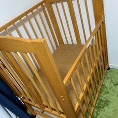 【終了】折りたたみベビーベッド