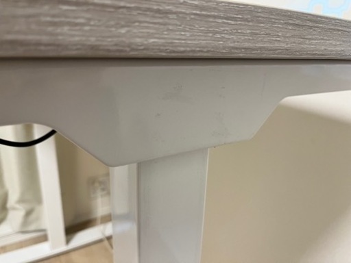 <お譲り先決まりました>Flexispot 電動式スタンディングデスクEJ2 white wood grain