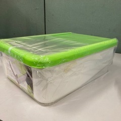 新品　パール金属 日本製 米びつ 5kg グリーン 計量カップ付...