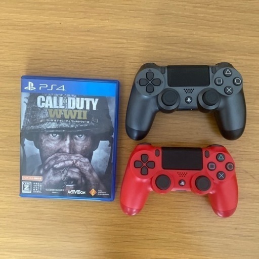 PS4本体　コントローラー2点　ソフト