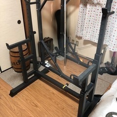 バーベルラック＆チンニングスタンド セット
