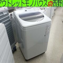 洗濯機 8.0㎏ 2020年製 パナソニック NA-FA80H7 風乾燥 パワフル 8kg Panasonic 全自動　 札幌 西野店