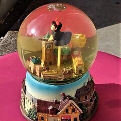 【中古】オルゴール付スノードーム（魔女の宅急便）の画像