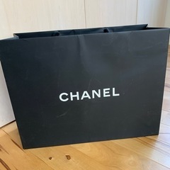 CHANEL シャネル　 ショップ袋　紙袋　ブラックの画像